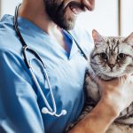 male-vet-holds-kitty